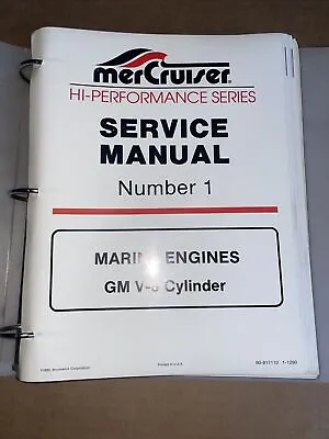 90-817110 Mercruiser Number 1 Service Manual High Performance In Three Ring Bind • $15