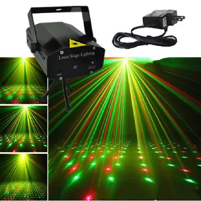 Mini Laser Projector Stage Lights LED RGB Lighting Party KTV DJ Disco Xmas Light • $15.69