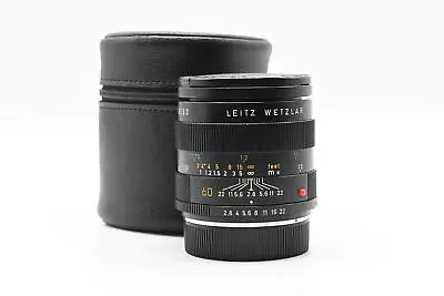 Leica R 60mm F2.8 Macro Elmarit 3 Cam Late Lens #770 • $529.81