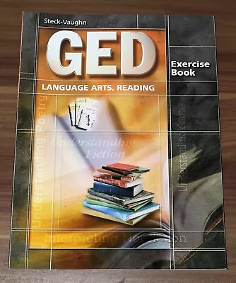 Steck-Vaughn GED Language Arts Reading Exercise Book: NEW OLD STOCK NEVER USED • $9.98