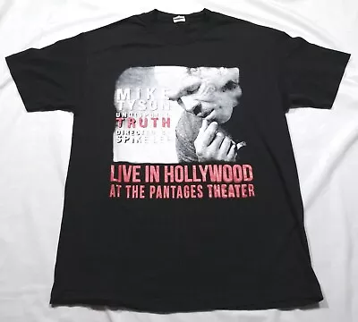 Mike Tyson T Shirt Mens L Undisputed Truth 2012 Theatrical Spike Lee Hollywood • $65