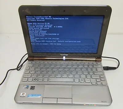 2009 Gray Toshiba NB205-N323BN  10.1  Laptop Tested W/ Charge Cord • $100