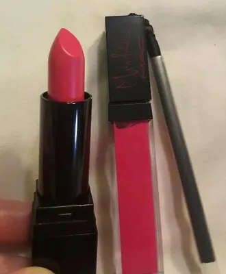 MAC~MIN LIU~PEACH BLOSSOM PINK~Set X2 Lipstick & Gloss~Rare! Great Gift GLOBAL! • $119.95