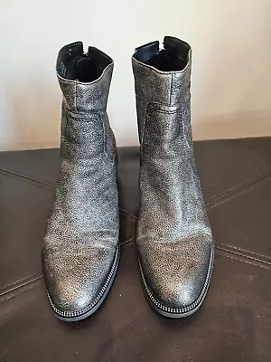 Franco Sarto Liliana Pewter Booty Size 9 • $34.99