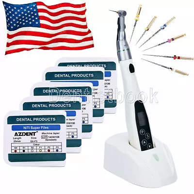 Dental Endodontic LED 16:1 Wireless Endo Motor Handpiece/Rotary Files 25mm SX-F3 • $122.34