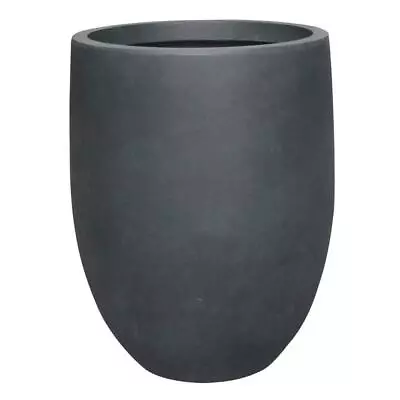 KANTE Planter 21.7  Tall Lightweight Round Concrete Outdoor Charcoal • $81.95