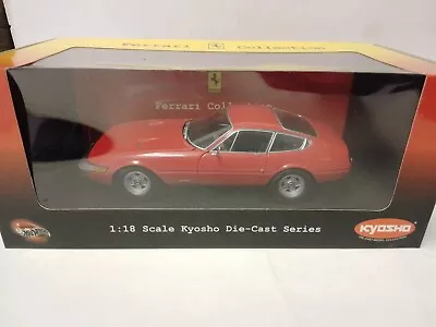 Kyosho Ferrari 365 Gtb / 4 Daytona Red 1969 1/18 08161R • £210.10