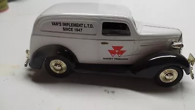 MASSEY FERGUSON 1937 Chevy LIBERTY CLASSICS Die Cast Panel Truck Bank • $9.99