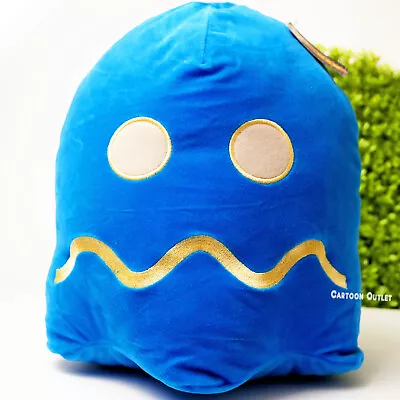 Pac-Man 13  Plush Ghost Inky Blue Large New • $34.95