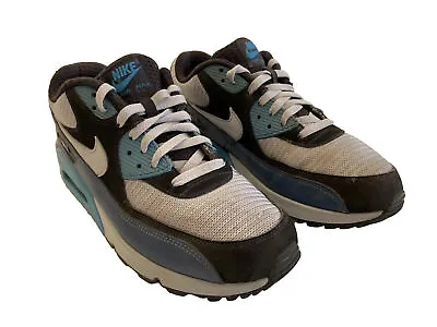 NIKE Air Max 90 - Men's Essential Squadron Blue/Wolf Grey 537384-414 - Size US11 • $79.95