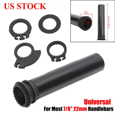 For Suzuki ABS Throttle Tube Sleeve Kit Universal For Most 7/8  22mm Handlebars • $9.19