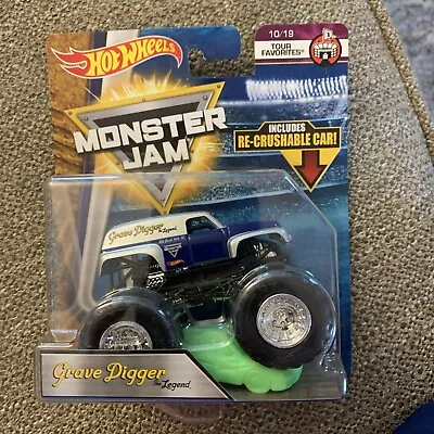 Hot Wheels Monster Jam Grave Digger The Legend Tour Favorites 10/19 2017 • $12.60