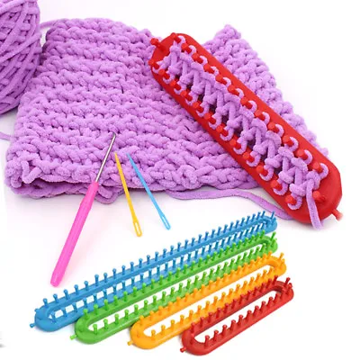 £7.55 • Buy Knitting Loom Weaving Tool Plastic Needle Hook Knitting Boards & Looms Crafts 