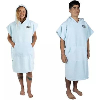 Adults Hooded Changing Robe Towelling Poncho For Swimming Surf Beach Size-L • £12.99