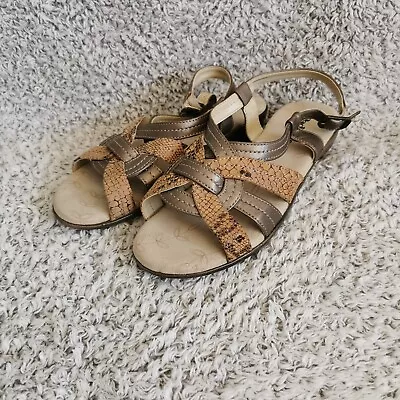 Padders Sandals Womens Size  5 Brown Gold • £15.99