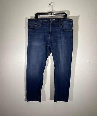 Mavi Jeans Mens Size 36 Straight Leg Blue Denim Dark Wash Pants Low Rise 36x28 • $21.71