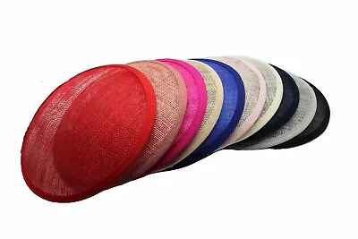 16cm Fascinator Base Small Round Disc Hat DIY Material Make Supplies Set 4 In 1 • £6.69