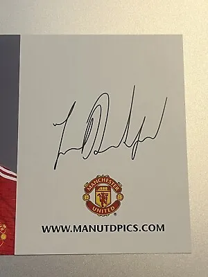 Marcus Rashford Pre Signed Club Card Manchester United Man Utd Postcard • £9.99