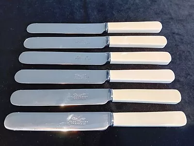 6 Best Quality Vintage Mappin & Webb Carbon Steel Dessert  Knives. Sheffield • £40