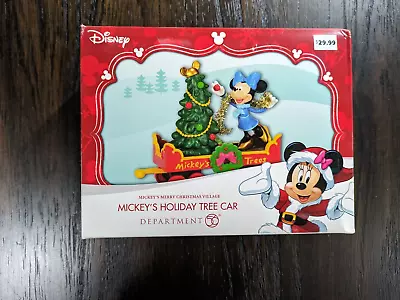 Department 56 Mickey's Holiday Tree Car Disney Mickey's Merry Christmas Village • $19.99