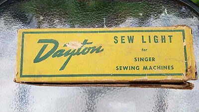 Vintage Antique BOX ONLY Dayton Sew Light Singer Sewing Machine Advertising • $2.99