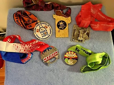 Marathon Running Medal Lot Of 5 Lot # 13 • $60