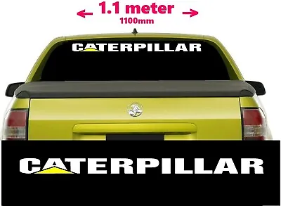 CATERPILLAR CAT DECAL 1100mm Windscreen Windshield Window Sticker 4x4 Large Big • $16