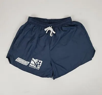 Vintage MLS Snickers Candy Soccer Shorts Adult Large Nylon Augusta Football USA • $19.99