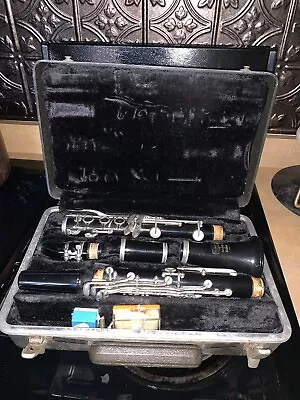 Vtg Bundy Resonite Selmer Clarinet With Hard Case Made USA Untested • $10