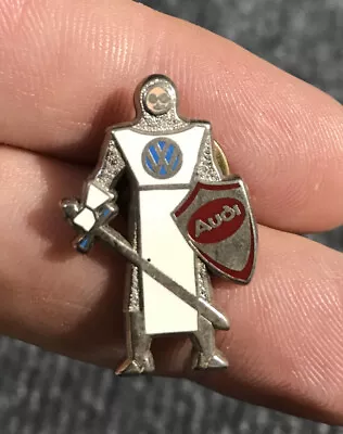 Audi Volkswagen Pin Pinback Knight In Armor Pre-owned • $9.99