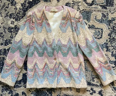 Vintage Devon Blazer Rayon/Mohair Blend Size 14 • $23