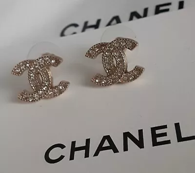 Chanel Gold Mini CC Earrings • $328