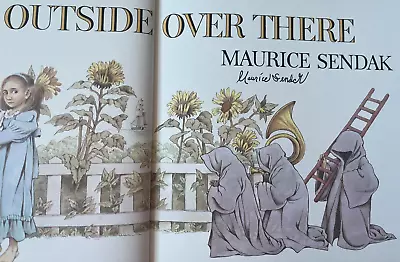 OUTSIDE OVER THERE By Maurice Sendak (1981) SIGNED First Edition First Printing • $9.99