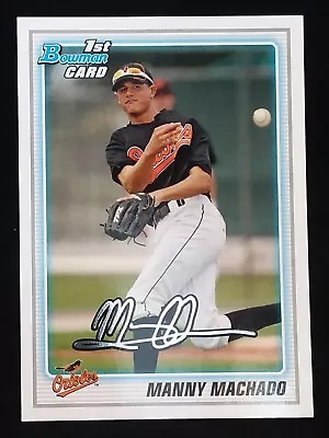 Manny Machado ~ 2010 Bowman Draft 1st Card RC Rookie Card ~ ORIOLES / PADRES • $6.95