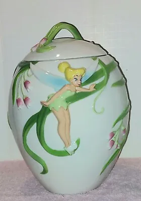 Tinkerbell Awesome Cookie Jar Mint In Box New Never Used • $125