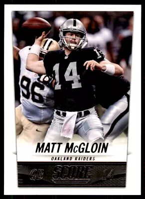 2014 Score Matt McGloin Football Cards #157 • $1.85