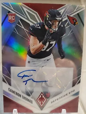 CAMERON THOMAS 2022 Panini Red Phoenix Rookie RC AUTOGRAPH AUTO Card Cardinals • $12