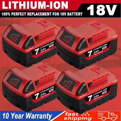 For Milwaukee M18 Lithium 9.0 8.0 7.0 12.0 AH Extended Battery 48-11-1890 NEW • $38.92