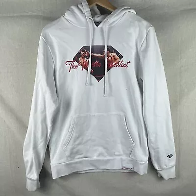 Diamond Supply Co. X Muhammad Ali Hoodie Size L White • $34.95