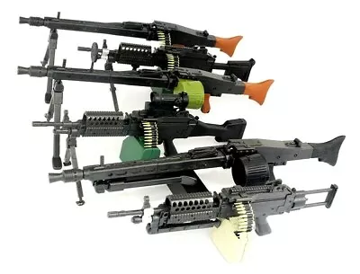 1/6 Light Machine Gun Miniature MK46 MG42 For Action Figure 1 Random Toy  • $6.99