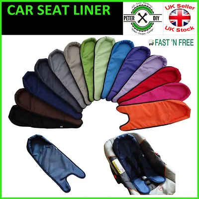 Baby Car Seat Wipeable Fabric Liner Pad Padding Head Support Rest Cover • £4.97