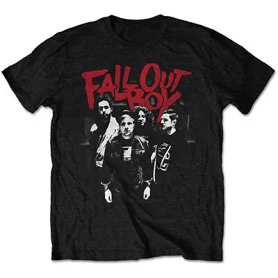 Fall Out Boy T-Shirt FOB Punk Scratch Band Official New Black • £14.95