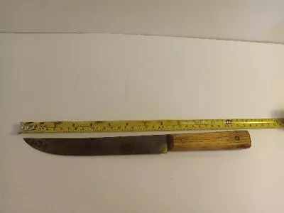 $19.47 • Buy Vintage Forgecraft Hi Carbon Steel Butcher/Chef Knife 8  Blade Wood Handle