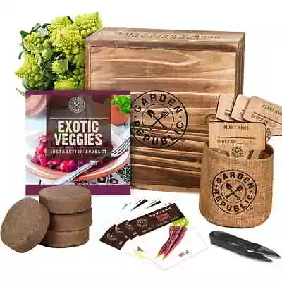 Indoor Vegetable Garden Seeds Starter Kit - Garden Republic - NEW • $15