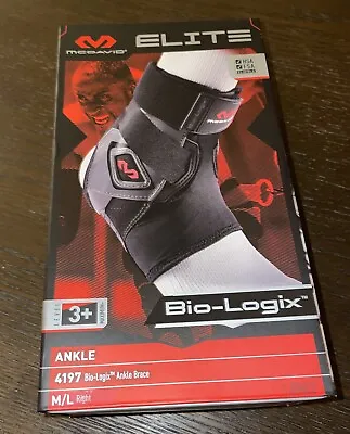 McDavid Bio-Logix Ankle Brace Black Medium/Large Right BRAND NEW • $56.99