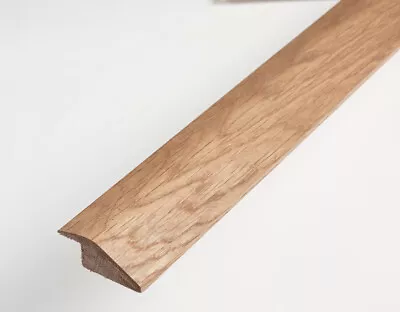 7mm Smoked Oak Solid Oak Ramp For Wood Floors Trim Door Threshold Bar Reducer UK • £1.99
