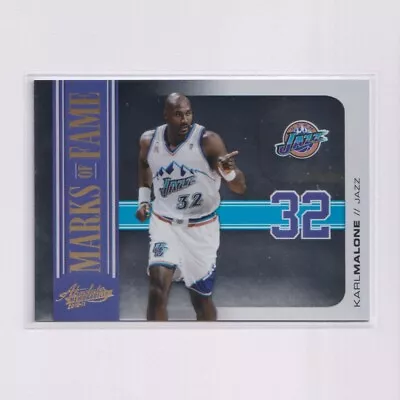 2010-11 Panini Absolute Memorabilia Marks Of Fame #6 Karl Malone SN /399 • $2.49