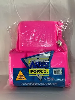 NWT! My Pool Pal Aqua Force Swimsuit Built In Flotation Pink Girls XL • $139