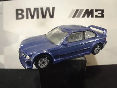 Bmw M3 Gtr E36 Burago Minicar 1/43 Partially Painted But Dirt And Scratches Are • $66.70