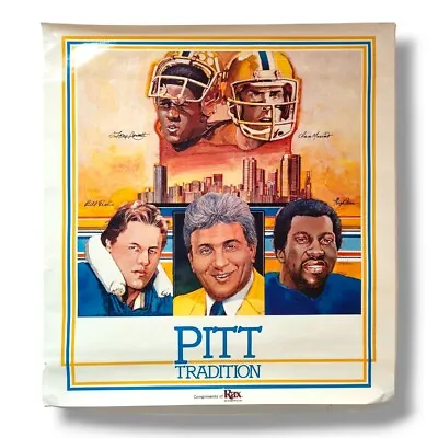 Vintage Pitt Panthers Tradition Poster 23 X25  Fralic Dorsett Marino Green (a)  • $16.49